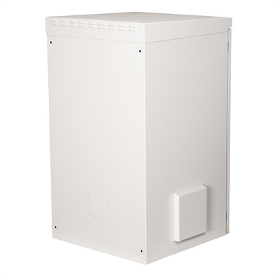 19" Rack na stenu 20U, sivý, 1068x600x600mm (HxWxD), RAL7035, IP55, vonkajší, odnímateľné bočnice