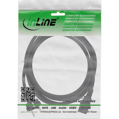 Kábel sieťový 230V, vidlica (CEE7/7) priama - C13, 1m, 0.75mm², 10A, čierny