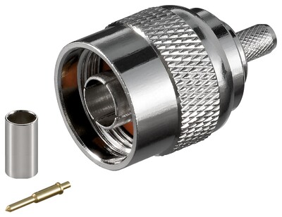 Konektor N - SMA crimp Male krimpovací 50 Ω Ø 5.2 mm