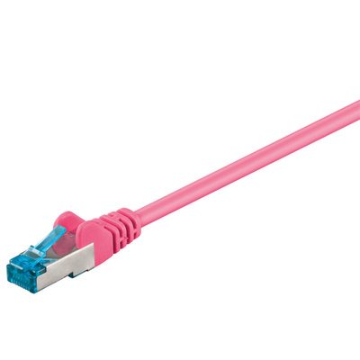 S/FTP (PiMF) Patchkábel LSOH 2m cat.6a, magenta, Cu