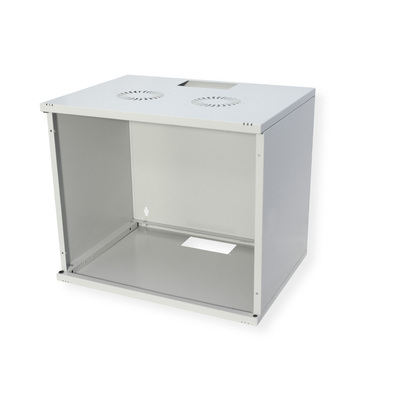 19" Rack na stenu 9U, sivý, 460x540x400 mm (HxWxD), RAL7035, BASIC