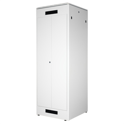 19" Rack na podlahu 47U, 2276x800x800mm (HxWxD), PRO, sklenené dvere, sivý