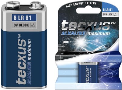 Batéria Tecxus Alkalická 9V (6LR61) 1BL