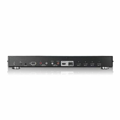 Video selektor/switch HDMI 4IN/2OUT prepínanie cez IR+ tlačidl. s audio extraktorom SPDIF + analog