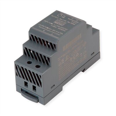 Napájací zdroj MEAN WELL HDR-30-48, montáž na DIN, 30W, 48V DC, 90x35x54.5mm
