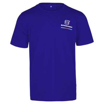 Tričko s krátkym rukávom s logom SPRENGER pánske, modré, XL, HS