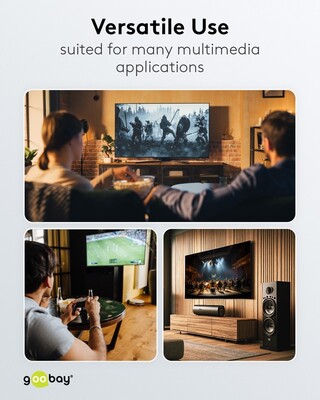 Kábel Toslink audio optický SPDIF prepojovací M/M 10m, ø6.5mm, pozl. konektor, čierny/sivý