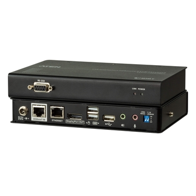 Predĺženie KVM cez TP do 100m, DisplayPort v1.2, USB, RS232, LAN, Audio (3,5mm jack), 4K@60Hz
