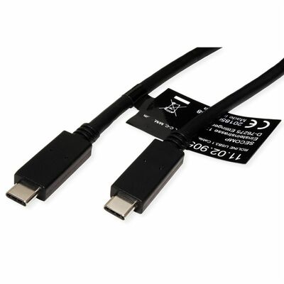 Kábel USB 3.2 Gen 2, Typ C CM/CM 0.5m, 10Gbps, PD 100w 20V5A, čierny