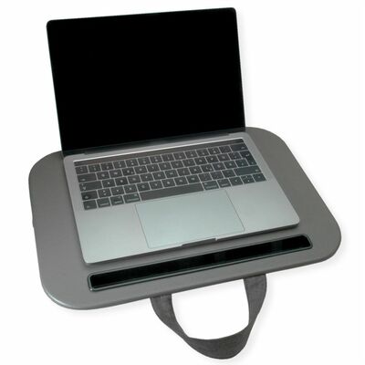 Podložka pod notebook/tablet s vankúšom, sivá