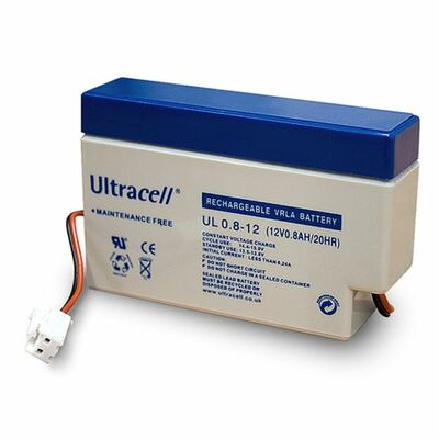 Baterka Ultracell AKKU UL0.8-12 (12V 0.8Ah), JST konektor