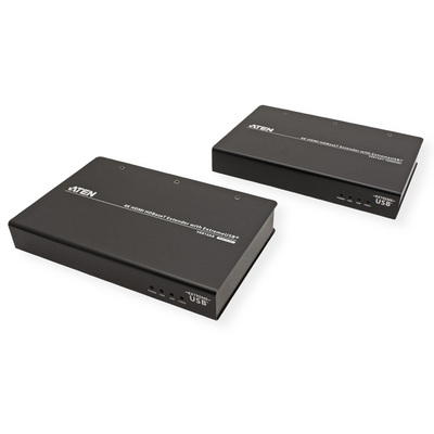 Predĺženie KVM cez TP do 100m, HDMI, USB, 4K@60Hz
