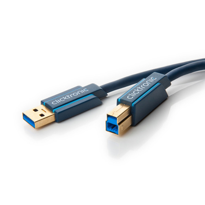 Kábel USB 3.0 A-B M/M 1.8m, Super Speed, C