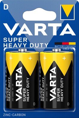 Batéria VARTA Superlife Zinc-Carbon D Mono (2ks) 1.5V (R20) 2BL