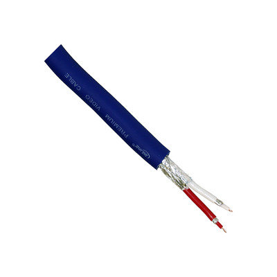 Kábel SVHS M/M, 10m, PREMIUM, modrý, pozl. konektor