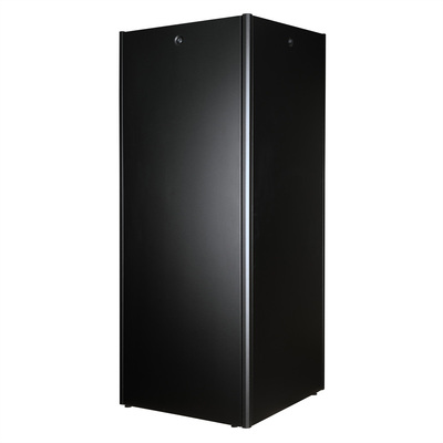 19" Rack na podlahu 42U, 2010x800x800mm (HxWxD), BASIC, sklenené dvere, čierny
