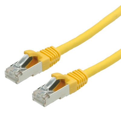 S/FTP (PiMF) Patchkábel LSOH 7m cat.6, žltý, Cu