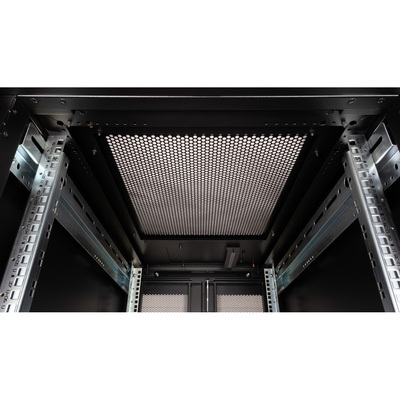 19" Rack na podlahu 42U, 1970x600x1000mm (HxWxD), PRO, Plexiglas, čierny