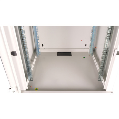 19" Rack na stenu 12U, sivý, 640x600x600mm (HxWxD), RAL7035, PRO, odnímateľné bočnice