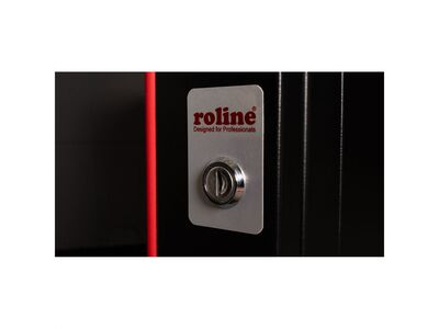 19" Rack na stenu 16U, čierny, 818x600x600mm (HxWxD), RAL9005, PRO, otočný (2-dielny)