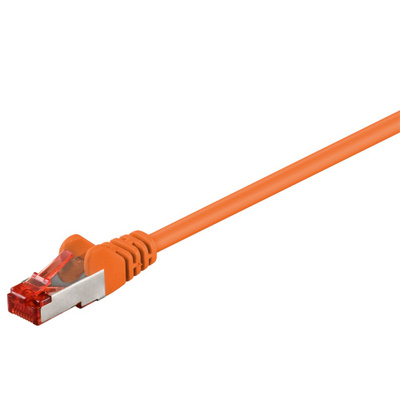 S/FTP (PiMF) Patchkábel LSOH 2m cat.6, oranžový, Cu