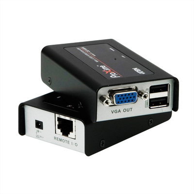 Predĺženie KVM cez TP na 100m, VGA, USB