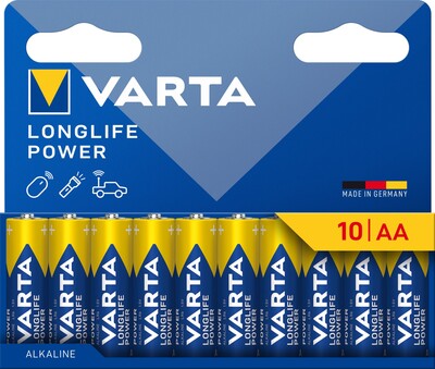 Batéria VARTA Longlife Alkalická AA (10ks) 1.5V (LR6) 10BL