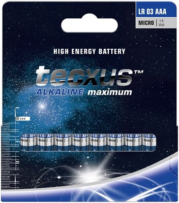 Batéria Tecxus Alkalická AAA (10ks) 1.5V (LR03) 10BL