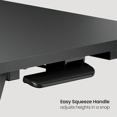 Stojan nastavyteľné pracovisko, 800x400mm, Sit - Stand Up, čierny