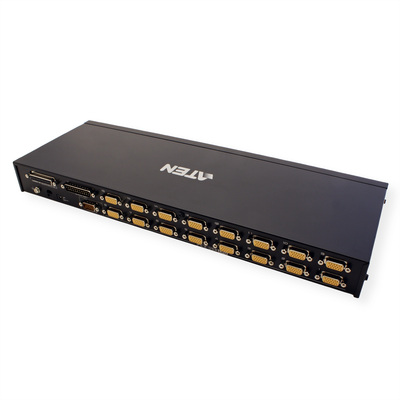 KVM switch/prepínač 16PC, VGA, PS2+USB, HotKeys, OSD