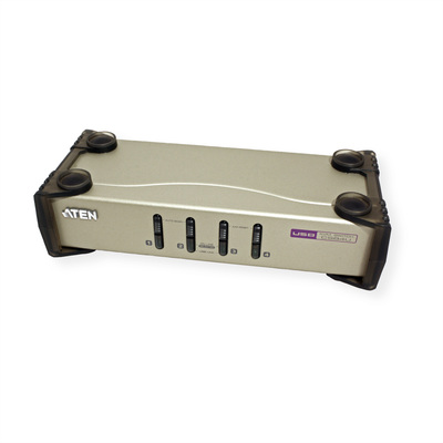 KVM switch/prepínač 4PC, VGA, PS2+USB