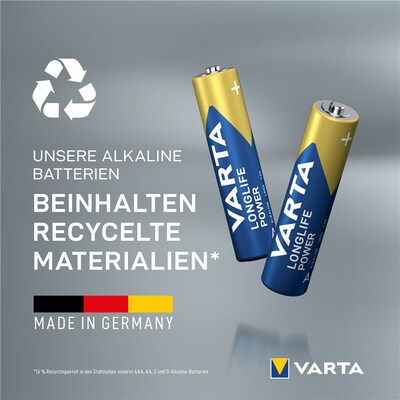 Baterka VARTA Longlife Power Alkalická AAA (24ks) 1.5V (LR03)