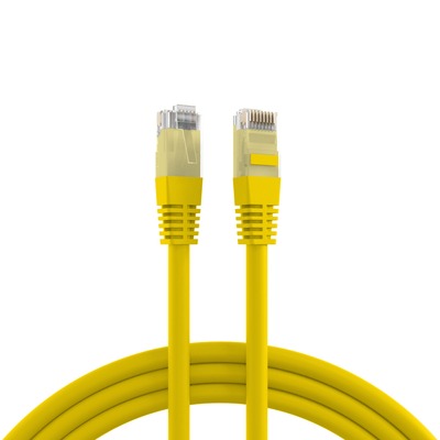UTP Patchkábel LSOH 15m cat.6, žltý, CCA