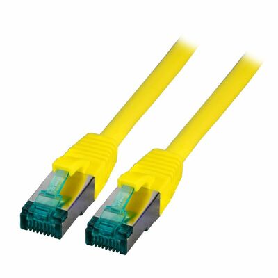 S/FTP (PiMF) Patchkábel LSOH 50m cat.6a, žltý, Cu