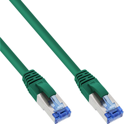 S/FTP (PiMF) Patchkábel LSOH 1.5m cat.6a, zelený, Cu