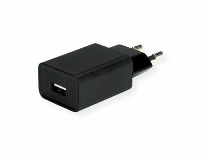 Nabíjačka USB 230V 1port, 1xUSB QC3.0, 3A, 18W, Power Delivery, čierna