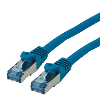 S/FTP (PiMF) Patchkábel LSOH 2m cat.6a, modrý, Cu, Component Level