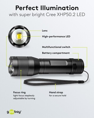 Batéria ručná LED Super Bright 1500
