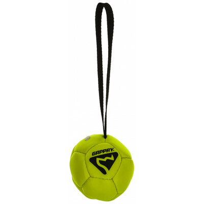 Lopta futbalová s priemerom 8cm, s uškom, pískacia, malá, ekokoža, rôzne farby