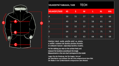 Vetrovka TECH s kapucňou, nepremokavá, softshell, čierna+modrá, M