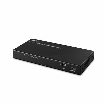 Video distribútor/splitter HDMI 1IN/2OUT, Audio Extraktor, DownScaler, UHD 8K@60Hz 48G