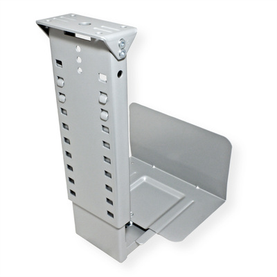 Držiak PC pod dosku stola, max 30kg pre PC široké: 134-234mm, výška 390-540mm, sivý