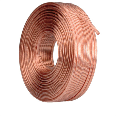 Reproduktorový kábel audio 2x2.5mm², 100m, pomedený, transparentný (goobay kábel)