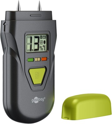 Digitálny vpichovací vlhkomer na drevo a stavebné materiály, LCD