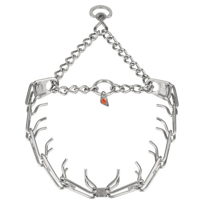 Obojok ostnatý sťahovací ULTRA-PLUS 3.2mm/58cm, obratlík, obmedzovač, nerezová oceľ, HS