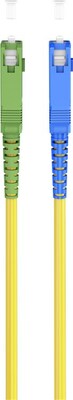 Fiber kábel SC-SC/APC, 10m Simplex OS2(9/125µm), LSOH, 3mm, žltý