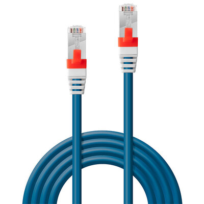 S/FTP (PiMF) Patchkábel LSOH 20m cat.6a, modrý, Cu