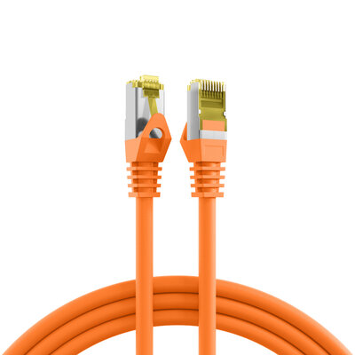 S/FTP (PiMF) Patchkábel LSOH 20m cat.7, oranžový, Cu