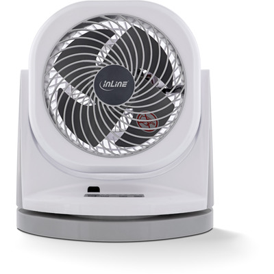 Ventilátor stolný, Ø29cm, Smart Home, 45W, časovač, ovládanie cez WiFi, biely