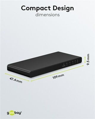 Video distribútor/splitter HDMI 1IN/2OUT, UHD 4K@60Hz 18G